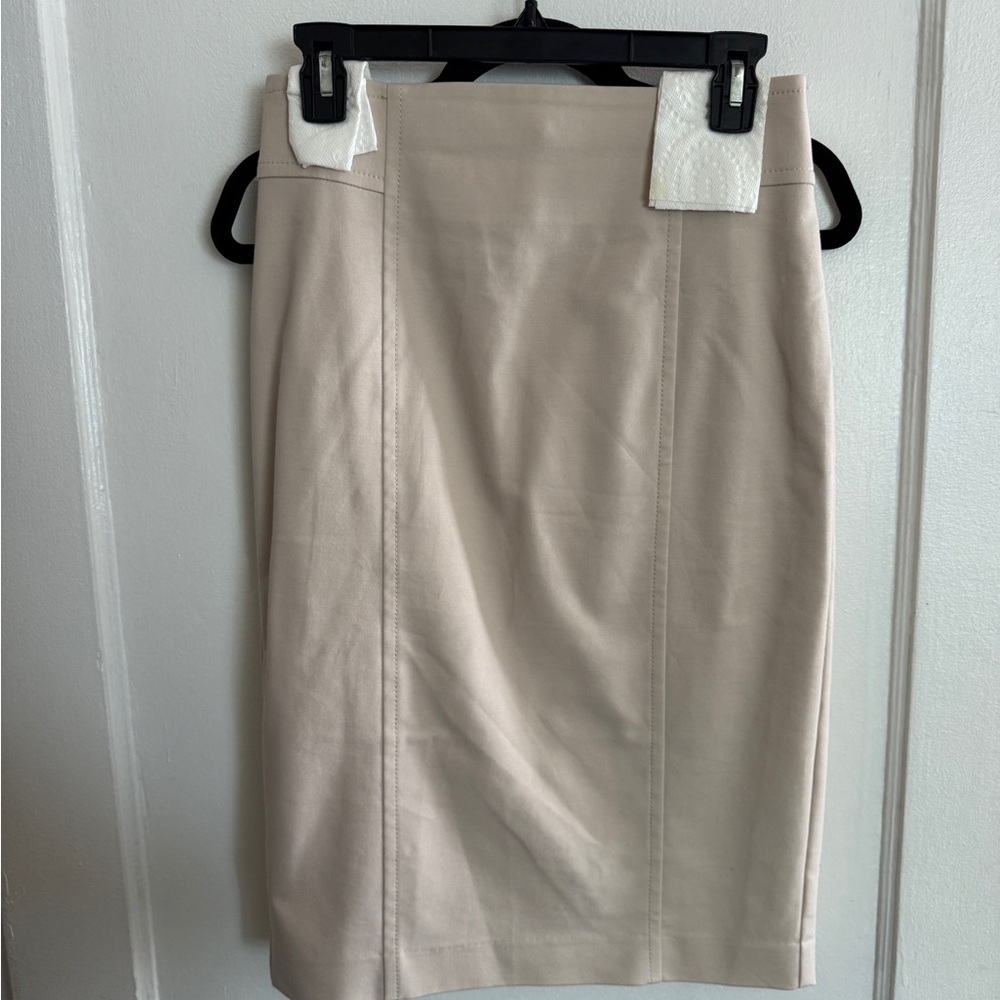 Ann Taylor Tan Suit Skirt